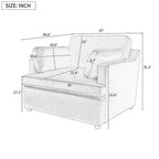 Mirod Oversized Accent Chair - Comfortable Armrest Cushions, Versatile Neutral Style, Elegant Design, Durable Frame