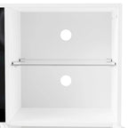 TV Stand with 34.2  Non-heating Electric Fireplace,Entertainment Center with LED Light,Tempered Glass Shelves for TVs up to 75