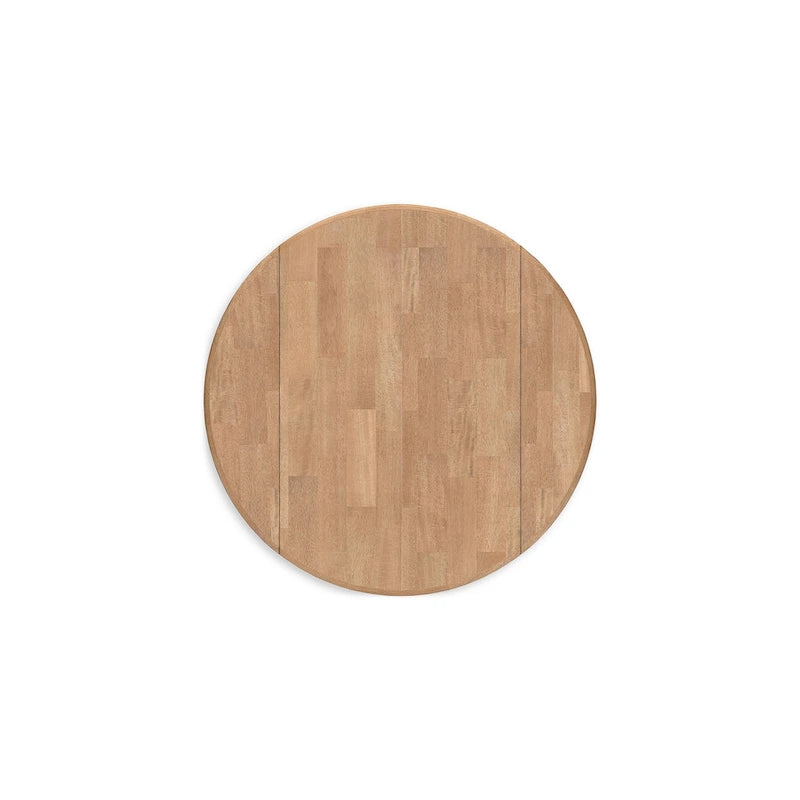 Gasy Dining Table, Extendable 26-42 Inch, Dark Blue, Wood, 2 Leaves