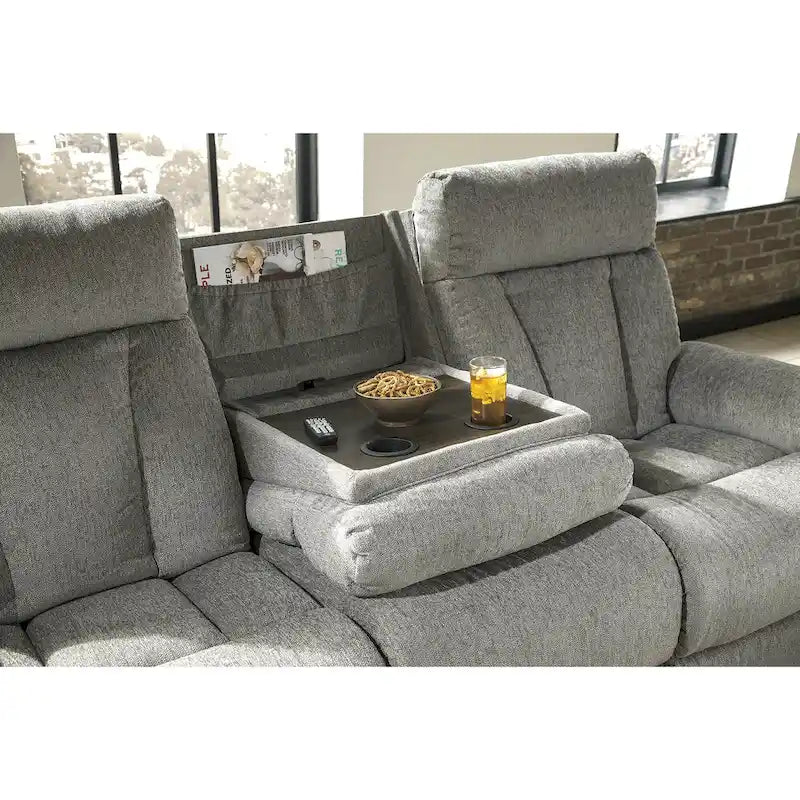 Signature Design by Ashley Mitchiner Gray 3-Piece Upholstery Package - 87  W x 40  D x 42  H