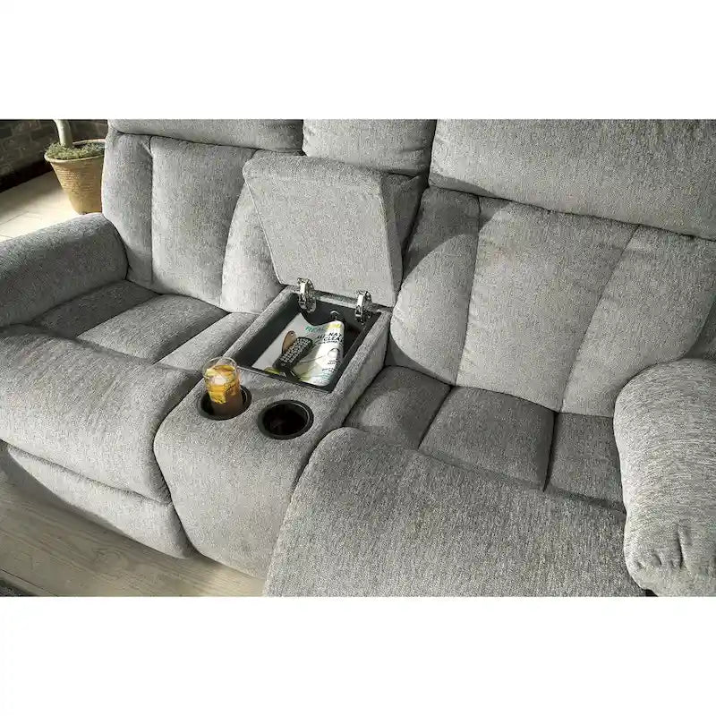 Signature Design by Ashley Mitchiner Gray 3-Piece Upholstery Package - 87  W x 40  D x 42  H
