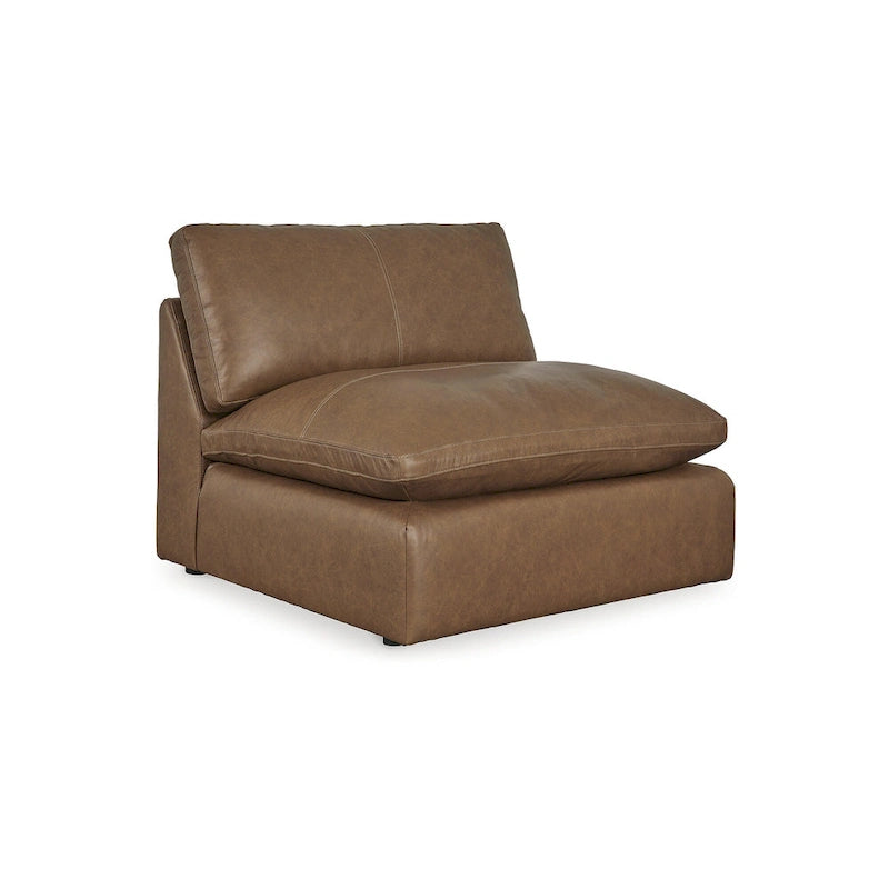 Signature Design by Ashley Emilia Medium Brown 6-Piece Sectional - 170 W x 130 D x 36 H