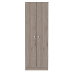 HomeRoots 71  Light Gray Wood Pantry Or Storage Closet - 23.6' X '70.8' X '11.8