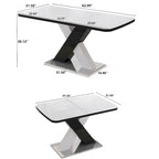 Modern Expandable Square Dining Table