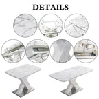 Modern Expandable Square Dining Table