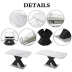 Modern Expandable Square Dining Table