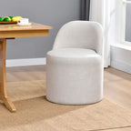 Cottage 21.5  Wide Upholstered Barrel Arm Dining Chairs