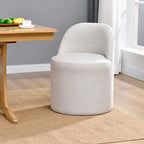 Cottage 21.5  Wide Upholstered Barrel Arm Dining Chairs