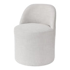 Cottage 21.5  Wide Upholstered Barrel Arm Dining Chairs