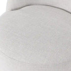 Cottage 21.5  Wide Upholstered Barrel Arm Dining Chairs