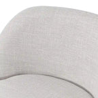 Cottage 21.5  Wide Upholstered Barrel Arm Dining Chairs