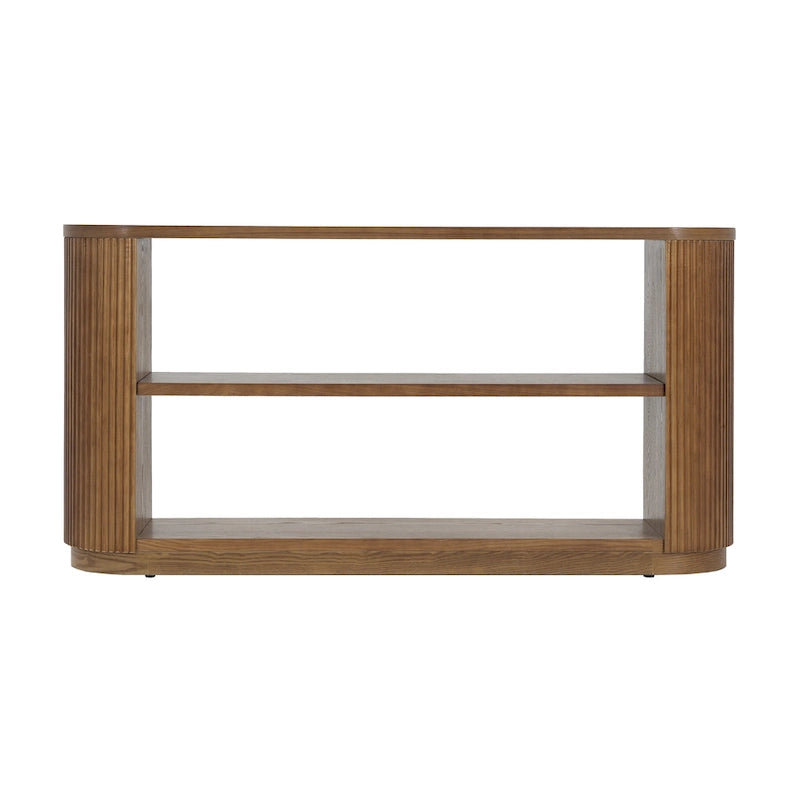 Christopher Knight Home - Mirod Modern Entryway Console Table with Open Shelf & Elegant Wood Grain Design