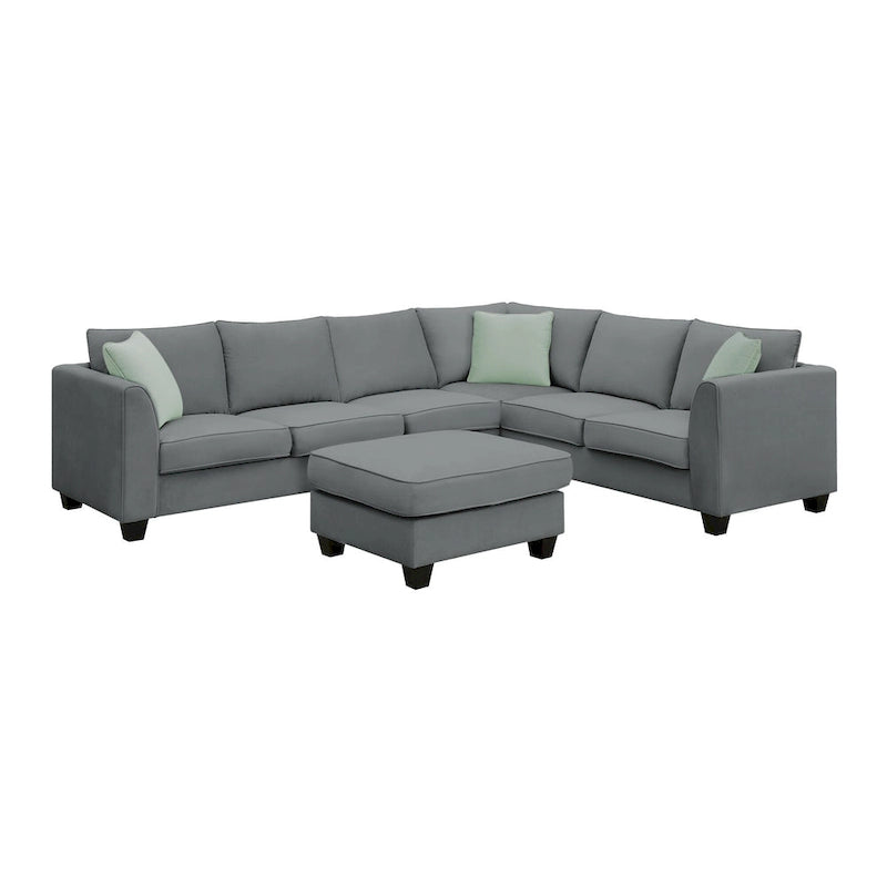 Sectional Sofa Couches Living Room Sets,7 Seats Modular Sectional Sofa