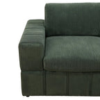Oversized 7 - Piece 130  Wide Reversible Modular Corner Sectional Sofa Couch with Ottoman