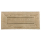 5 Piece Extendable Dining Table Set, Farmhouse Extendable Table with 18  Move Leaf