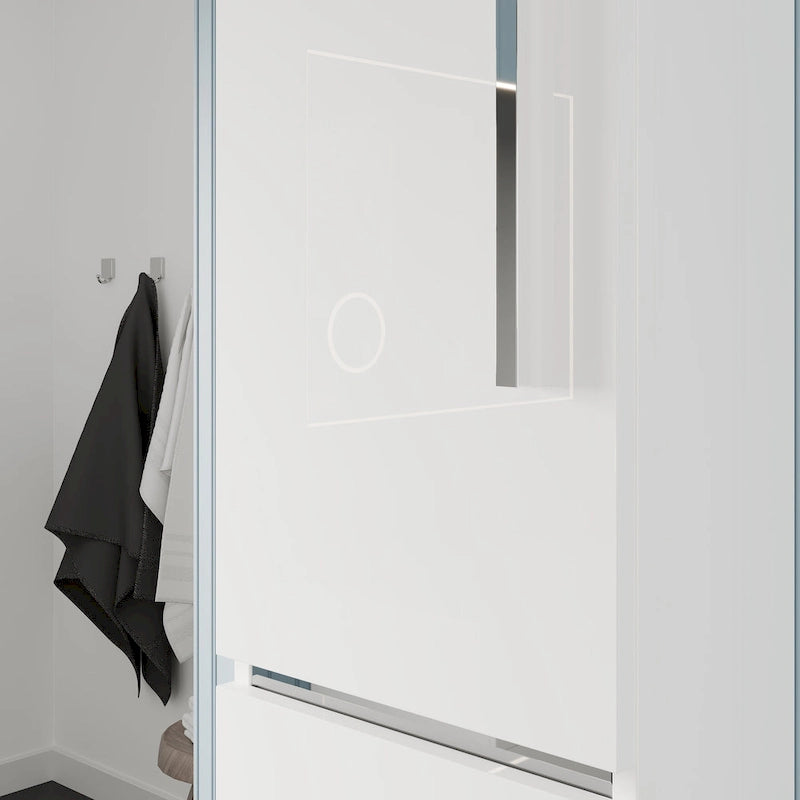 Eviva Olivia 14 in-W x 70 in-H Glossy White Freestanding Linen Cabinet