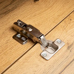 Wood+Grey 70  TV Stand with Double Storage & Drop-Down Door for TVs Up to 80