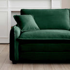 6-Piece Oversized Corduroy U-Shaped Modular Sectional Sofa with Ottomans