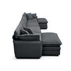 6-Piece Oversized Corduroy U-Shaped Modular Sectional Sofa with Ottomans