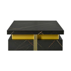 43.3  Modern Square Storage Coffee Table with 4 Drawers for Living Room
