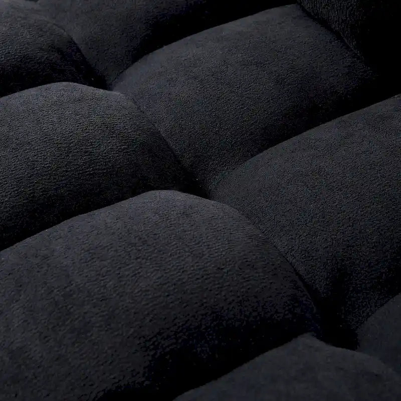 78.75  Chenille Pull-Out L-Shaped Sofa Bed with Charging Ports