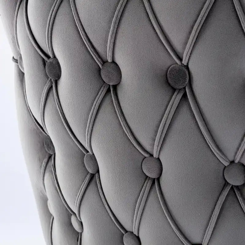 A&A Furniture Upholstered Wing-Back Dining Chair