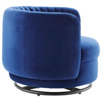Embrace Tufted Performance Velvet Performance Velvet Swivel Chair