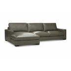 Vancouver Upholstered Chaise Sectional in Portofino Cavalla
