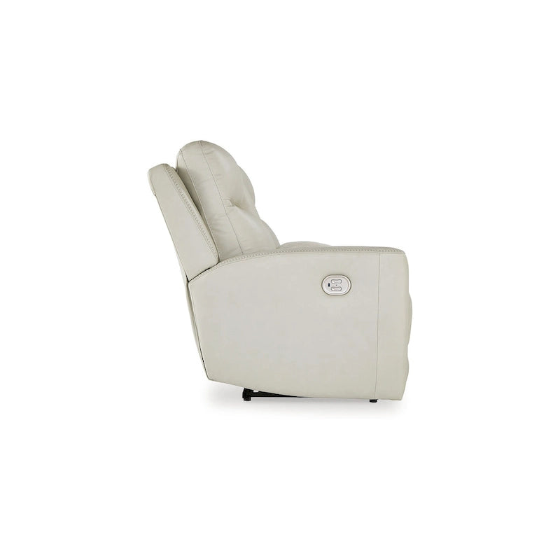 Signature Design by Ashley Mindanao Coconut Power Reclining Loveseat with Console - 79 W x 42 D x 43 H