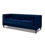 Jack 84  Modern Upholstered Tufted Tuxedo Sofa