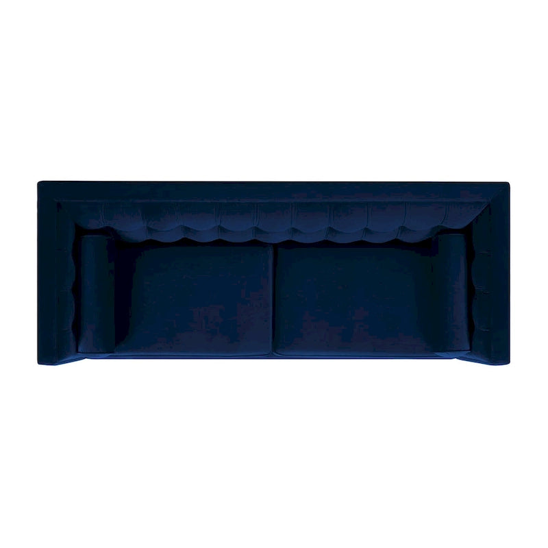 Jack 84  Modern Upholstered Tufted Tuxedo Sofa
