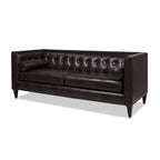 Jack 84  Modern Upholstered Tufted Tuxedo Sofa
