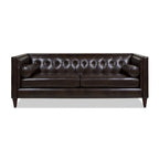 Jack 84  Modern Upholstered Tufted Tuxedo Sofa