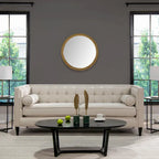 Jack 84  Modern Upholstered Tufted Tuxedo Sofa