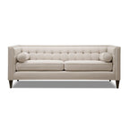 Jack 84  Modern Upholstered Tufted Tuxedo Sofa