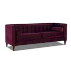 Jack 84  Modern Upholstered Tufted Tuxedo Sofa