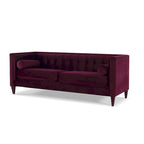 Jack 84  Modern Upholstered Tufted Tuxedo Sofa