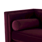 Jack 84  Modern Upholstered Tufted Tuxedo Sofa