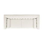 Jack 84  Modern Upholstered Tufted Tuxedo Sofa