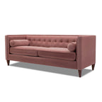 Jack 84  Modern Upholstered Tufted Tuxedo Sofa