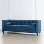 Jack 84  Modern Upholstered Tufted Tuxedo Sofa