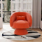 Ouyessir 360 Degree Swivel Cuddle Barrel Sofa Chairs