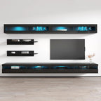 Fly I2 35TV Wall-mounted Floating Modern Entertainment Center Set