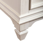 Allyson Park Wirebrushed White Charcoal 11 Drawer Chesser