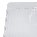 Ralph Acrylic Plastic Dining Chair (Set of 4) Chrome Metal Legs Modern Transparent Accent Side Chair for Dining Room & Kitchen