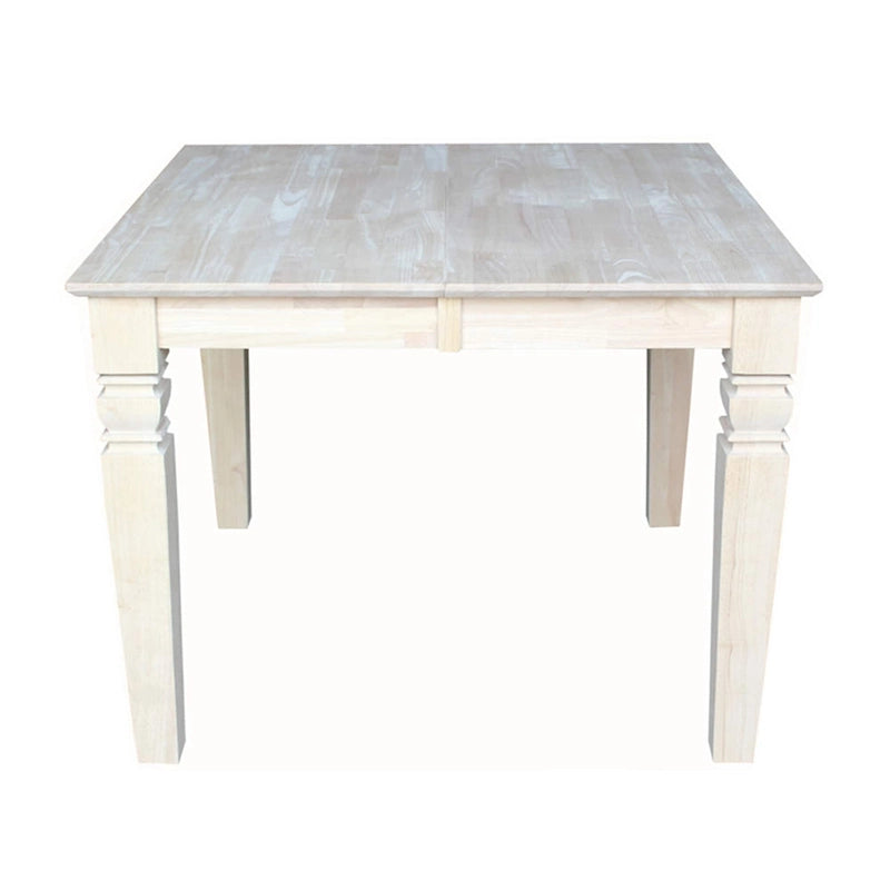 International Concepts Java Butterfly Leaf Dining Table - Unfinished