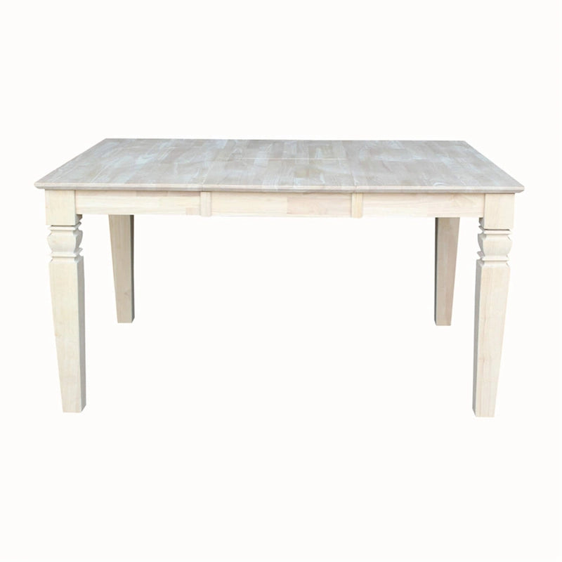International Concepts Java Butterfly Leaf Dining Table - Unfinished