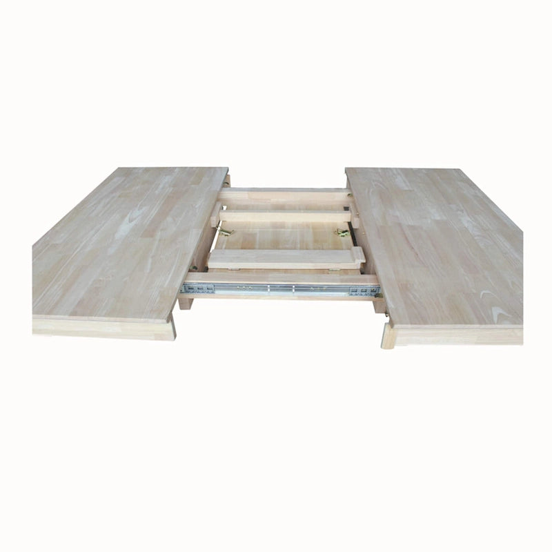 International Concepts Java Butterfly Leaf Dining Table - Unfinished