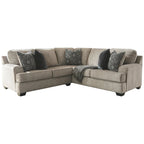 Signature Design by Ashley Bovarian Beige and Grey 2-Piece Sectional Sofa