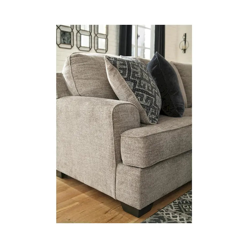 Signature Design by Ashley Bovarian Beige and Grey 2-Piece Sectional Sofa